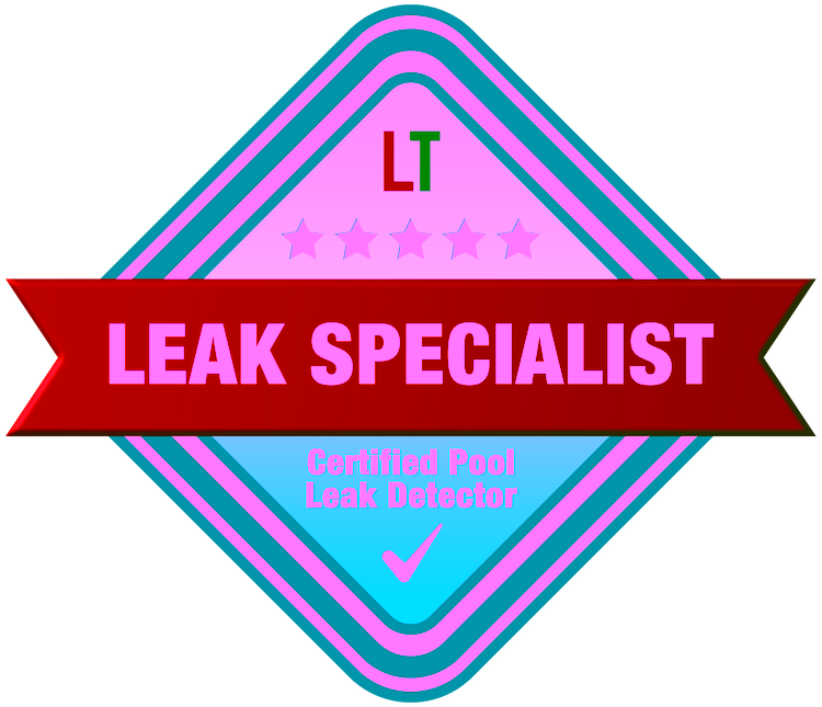 Certified Pool Leak Detector Badge